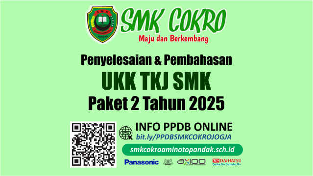 penyelesaian pembahasan soal ukk tkj smk 2025
